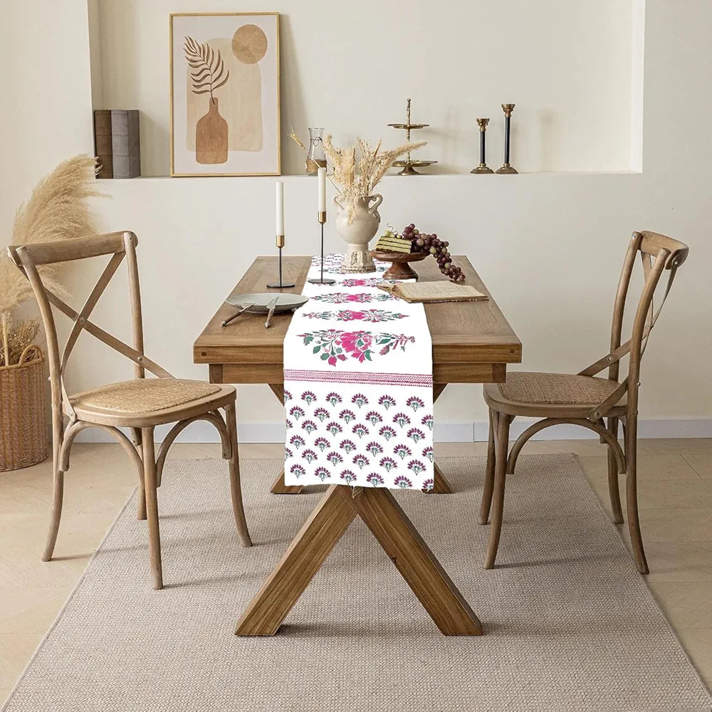 Ishro Home Premium Table Runner – Soft European-Standard Fabric, Elegant Soft Feel, Machine Washable, Timeless Design |